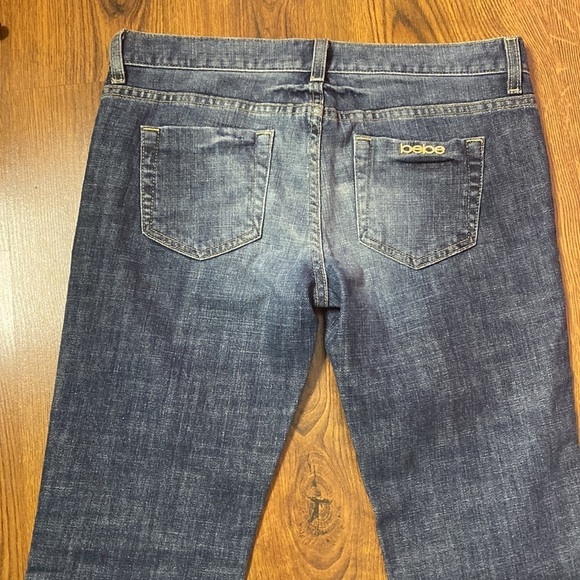 🌷 Bebe 🌷 Low Rise  Flare Boot Cut Jeans Vintage - Picture 9 of 9